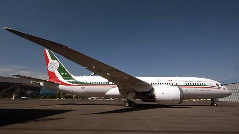 Avión presidencial. Foto: AFP