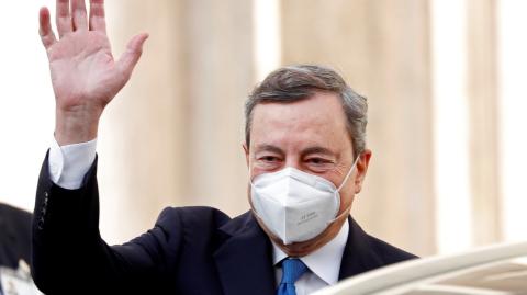 Mario Draghi, ex primer ministro de Italia. Foto: Reuters