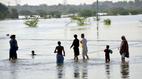 Monsoon season in Dera Allah Yar, Jafferabad