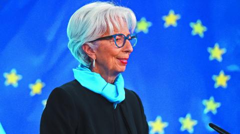 Christine Lagarde, presidenta del BCE. Foto: Reuters