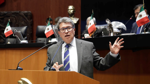 Ricardo Monreal, presidente de la Junta de Coordinación Política del Senado de la República. Foto EE: Archivo