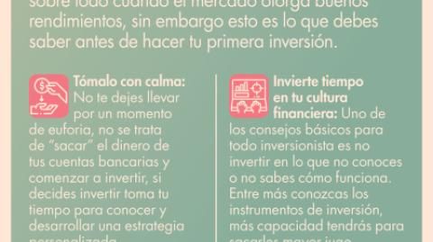 Es importante que los inversionistas conozcan factores como su nivel de aversión al riesgo