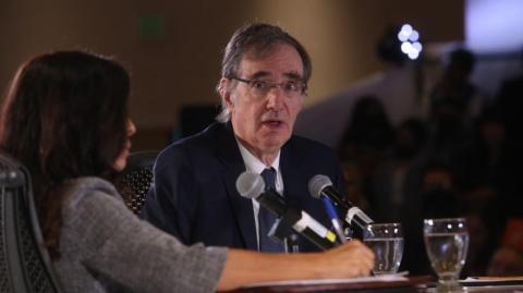 José Woldenberg, expresidente del IFE, durante su participación en el foro internacional “El Futuro es Socialdemócrata”. Foto: Cortesía