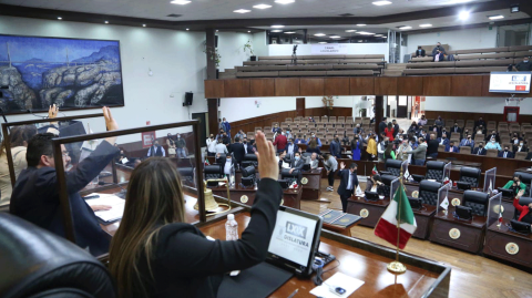 LXIX Legislatura del Congreso de Durango. Foto EE: Especial / Facebook Congreso de Durango