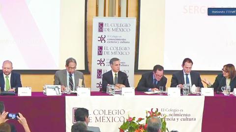 Foro “El negocio de la letalidad: el tráfico de armas a México”, organizado por el Colegio de México