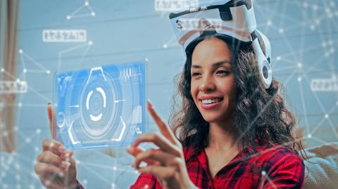 La realidad virtual es una industria que cambia rápidamente originando un crecimiento en la oferta de dispositivos y tecnologías. Foto: Shutterstock.