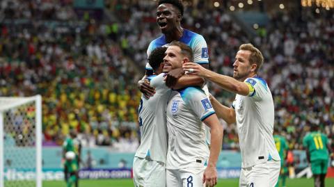  Inglaterra goleó 3-0 a Senegal. Foto: Reuters