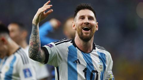 La Argentina de Lionel Messi se enfrentará  Países Bajos en la ronda de cuartos de final. Foto: Reuters