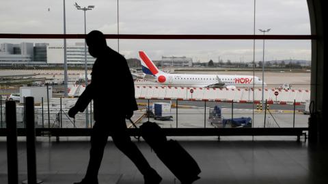 Aeropuerto Charles de Gaulle en París, Francia. Foto: Reuters