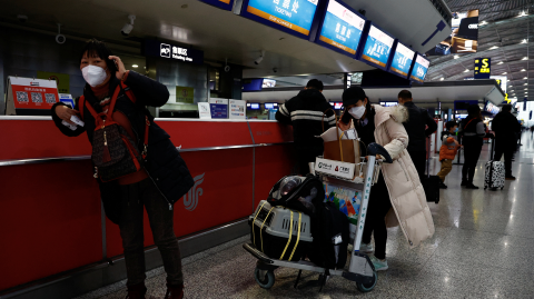 Aeropuertos en China. Foto: Reuters