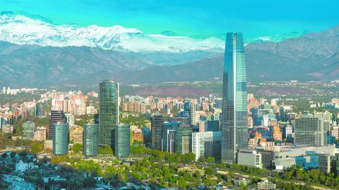 Panorámica de Santiago de Chile. Foto: Shutterstock