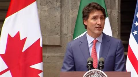 Justin Trudeau, primer ministro de Canadá. Foto EE: Especial / Captura de video