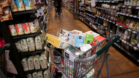 Supermercado en Nueva York, Estados Unidos. Foto: Reuters