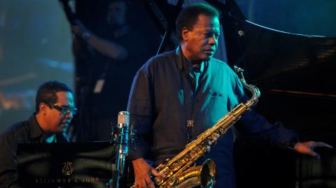 FILE PHOTO: The Wayne Shorter Quartet perform at the Vitoria Jazz Festival in Vitoria.