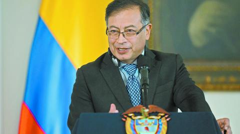 Gustavo Petro, presidente de Colombia. Foto EE: Archivo