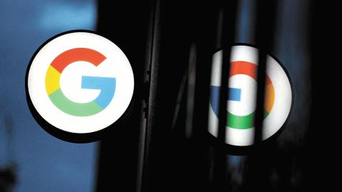 FILE PHOTO: The logo for Google LLC is seen at the Google Store Chelsea in Manhattan, New York City, U.S., November 17, 2021. REUTERS/Andrew Kelly/File Photo-NARCH/NARCH30 NARCH/NARCH30 NARCH/NARCH30 NARCH/NARCH30 NARCH/NARCH30 NARCH/NARCH30 NARCH/NARCH30