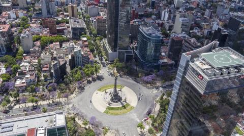 El corredor de Reforma se caracteriza por tener precios elevados respecto al metro cuadrado de vivienda. Foto: Especial.