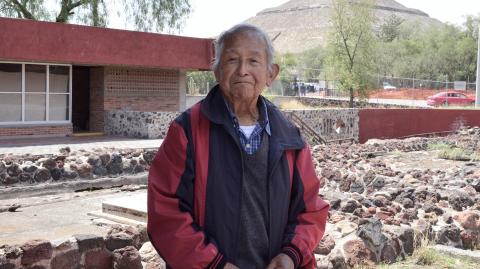 Los hallazgos de Rubén Cabrera Castro en el Templo de la Serpiente Emplumada y el barrio de La Ventanilla han sido clave para entender la vida ritual, belica y cotidiana de los antiguos teotihuacanos. Foto EE: Cortesía INAH