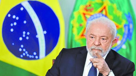 El presidente Lula Da Silva convocó a una reunión regional en Brasilia. Foto: AFP