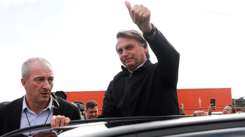 Jair Bolsonaro, expresidente de Brasil. Foto: Reuters