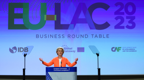 Ursula von der Leyen, presidenta de la Comisión Europea. Foto: Reuters