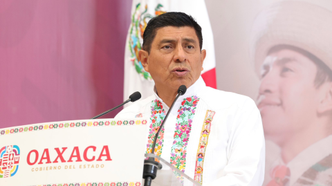 Salomón Jara Cruz, gobernador de Oaxaca. Foto EE: Cortesía X / @salomonj