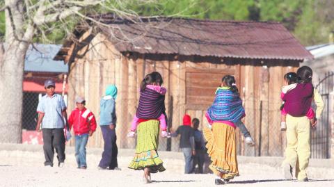 TOTORI, CHIHUAHUA, 27ENERO2012.- En la comunidad de Totori se observa la problematica que se vive en la sierra tarahumara muchos indigenas esperan ayuda por la hambruna debido a la sequ√≠a de varios a√±os atr√°s en la existen varias comunidades como totori donde la ayuda es escasa ya que no es f√°cil el acceso a estas comunidades sin embargo poco a poco las asociaciones civiles hacen el esfuerzo por ayudar, los animales no tienen que comer y esto ocasiona la muerte sin embargo otro problema aparte de la sequ√≠a es el mestizaje ya que seg√∫n la antropologa Cristina Garcia el mestizo esta creando necesidades innecesarias como es el dinero ya que muchos ind√≠genas raramuris debido a la falta de comida salen a la ciudades a buscar trabajo en la pisca y regresan a sus comunidad con diferentes ideas y costumbres, los raramuris acostumbran a tener animales como gallinas, chivos , ma√≠z , frijol y hacen trueques por lo que no tienen costumbre que se ha ido perdiendo. FOTO: RASHIDE FRIAS/CUARTOSCURO.COM