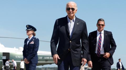 La visita de Biden a Florida fue planeada en estrecha coordinación con la FEMA. Foto: Reuters