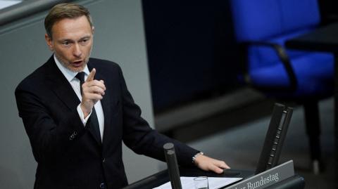 Christian Lindner, ministro de Finanzas alemán. Foto: Reuters.