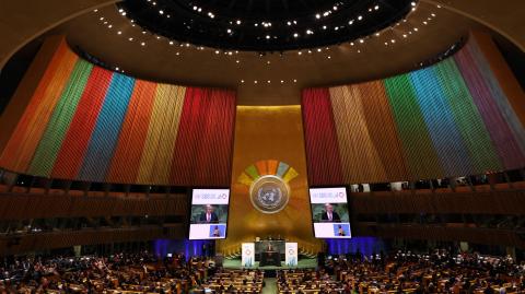 La cumbre sobre los Objetivos de Desarrollo Sostenible (ODS) inició este lunes en la sede la ONU.Foto: Reuters