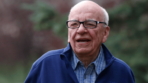 Rupert Murdoch, de 92 años, dejará la presidencia de Fox Corporation. Foto: Reuters