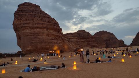 La histórica localidad de AlUla, Arabia Saudita. Foto: Especial