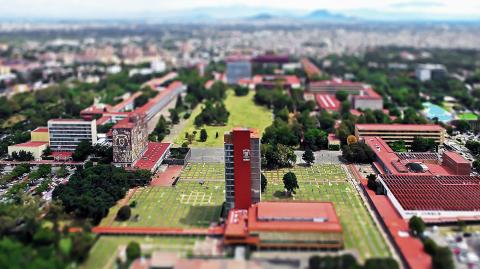 Panorámica de Rectoría de la UNAM. Foto: Shutterstock.