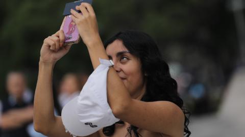 Eclipse solar anular 2023 en la CDMX. Foto EE: Eric Lugo.