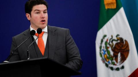 El lunes 23 de octubre, el gobernador de Nuevo León Samuel García, solicitó al Congreso local su licencia temporal por seis meses para poder contender por una candidatura presidencial. Foto: Reuters.