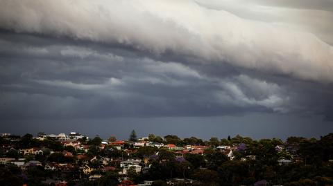 La Oficina Meteorológica pronosticó para el martes severas tormentas eléctricas. Foto: AFP.