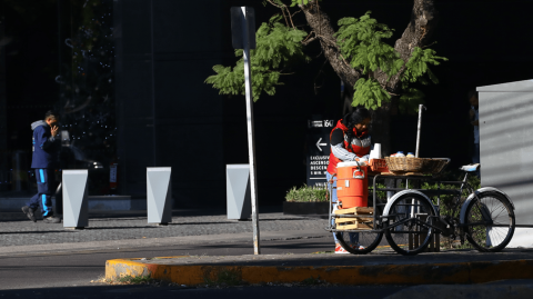 El Gobierno CDMX activó las alertas naranja y amarilla por las bajas temperaturas. Foto EE: Rosario Servin.