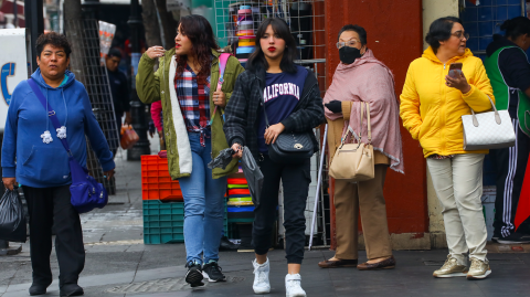 El Gobierno CDMX activó las alertas naranja y amarilla por las bajas temperaturas. Foto EE: Rosario Servin.