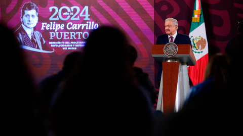 Conferencia matutina del presidente Andrés Manuel López Obrador. Foto EE: Cortesía Presidencia de México