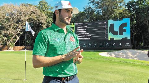 Abraham Ancer ha construido una carrera como empresario a la par del golf. Foto EE: Marisol Rojas.