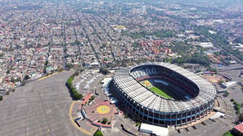 El Estadio Azteca de México será sede de la inauguración del Mundial de Fútbol 2026. Foto: AFP