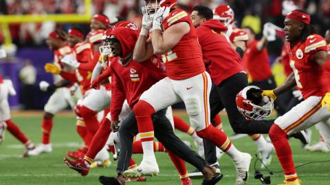 Kansas City Chiefs vencen a los 49ers de San Francisco. Foto: AFP.