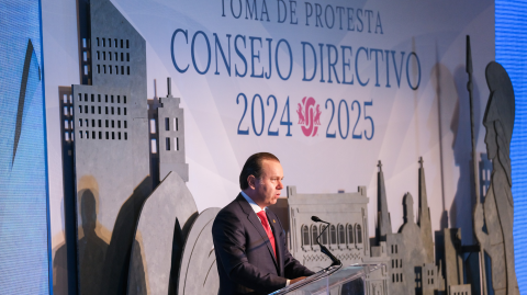 Javier Arroyo Navarro, presidente entrante de la Cámara Nacional de Comercio, Servicios y Turismo de Guadalajara. Foto EE: Cortesía