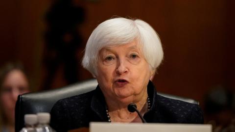 Janet Yellen, secretaria del Tesoro de Estados Unidos. Foto: Reuters