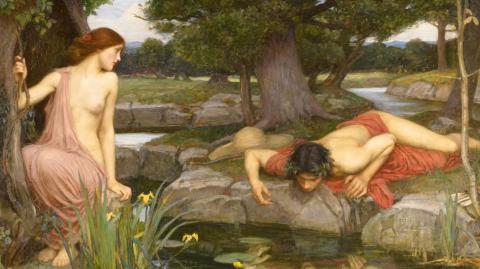 ‘Eco y Narciso’ (1903), de John William Waterhouse. Foto: Wikimedia Commons