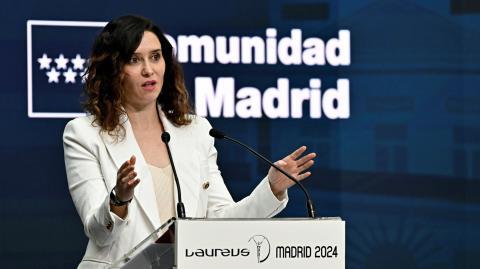 Presidenta de la Comunidad de Madrid, Isabel Díaz Ayuso Foto: AFP