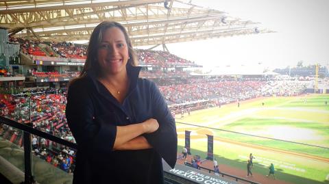 Leonor Colón, vicepresidenta de la Asociación de Peloteros de MLB. Foto EE: Fredi Figueroa