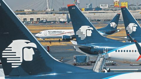 Fue en 2022 cuando la aerolínea mexicana se deslistó de la Bolsa Mexicana de Valores. Foto: AFP