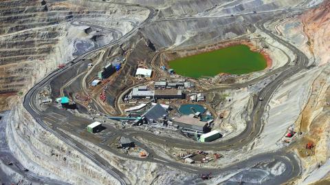 FILE PHOTO: An aerial view of Anglo American