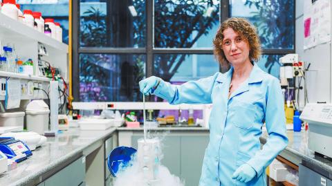 La bioquímica Alicia Kowaltowski reconoció la labor de los científicos latinoamericanos y dedicó su premio a todo su equipo. Foto EE: Cortesía